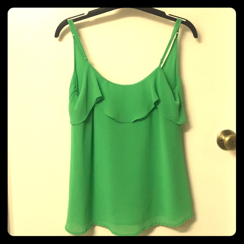 Slinky green camisole